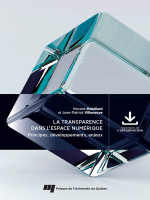 cover image of La transparence dans l'espace numérique